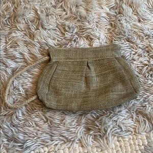 Woven clutch with rope handle!